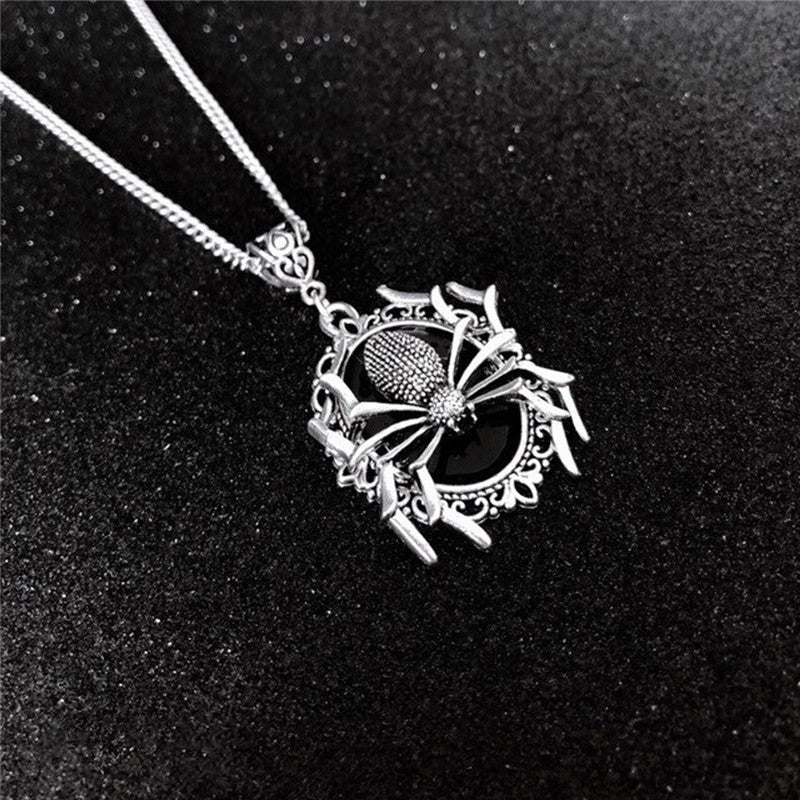 Wholesale Gothic necklace jewelry silver plated pendant